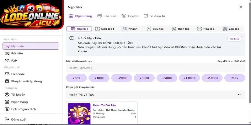 Đánh giá quy trình nạp rút tiền khi chơi xổ số tại Max79