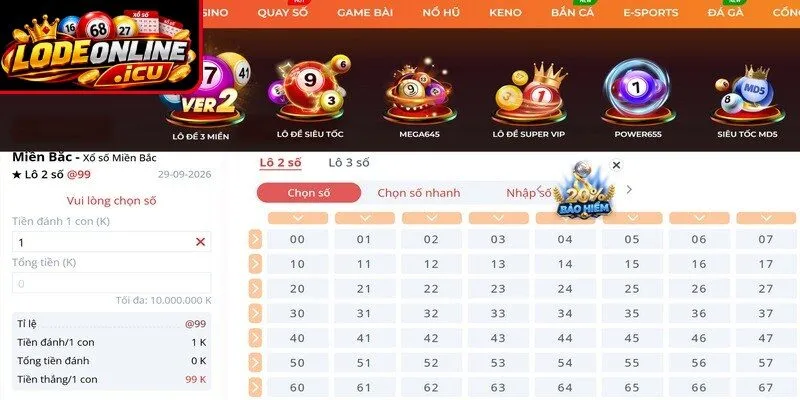 Vài nét về sảnh cược lô đề online tại SV88