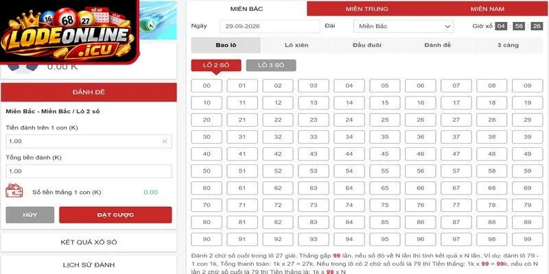 Giới thiệu về sảnh cược xổ số UK88 đầy sức hút