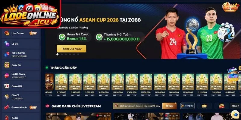 Đôi nét về sảnh xổ số tại nhà cái Zo88